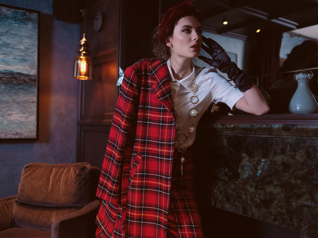 The Plaid Tartan Duffle Coat
