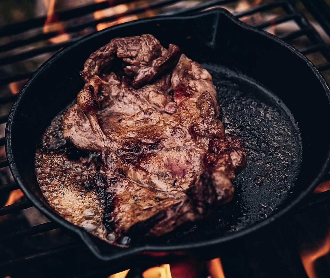 Rusted, deeply pitted skillets