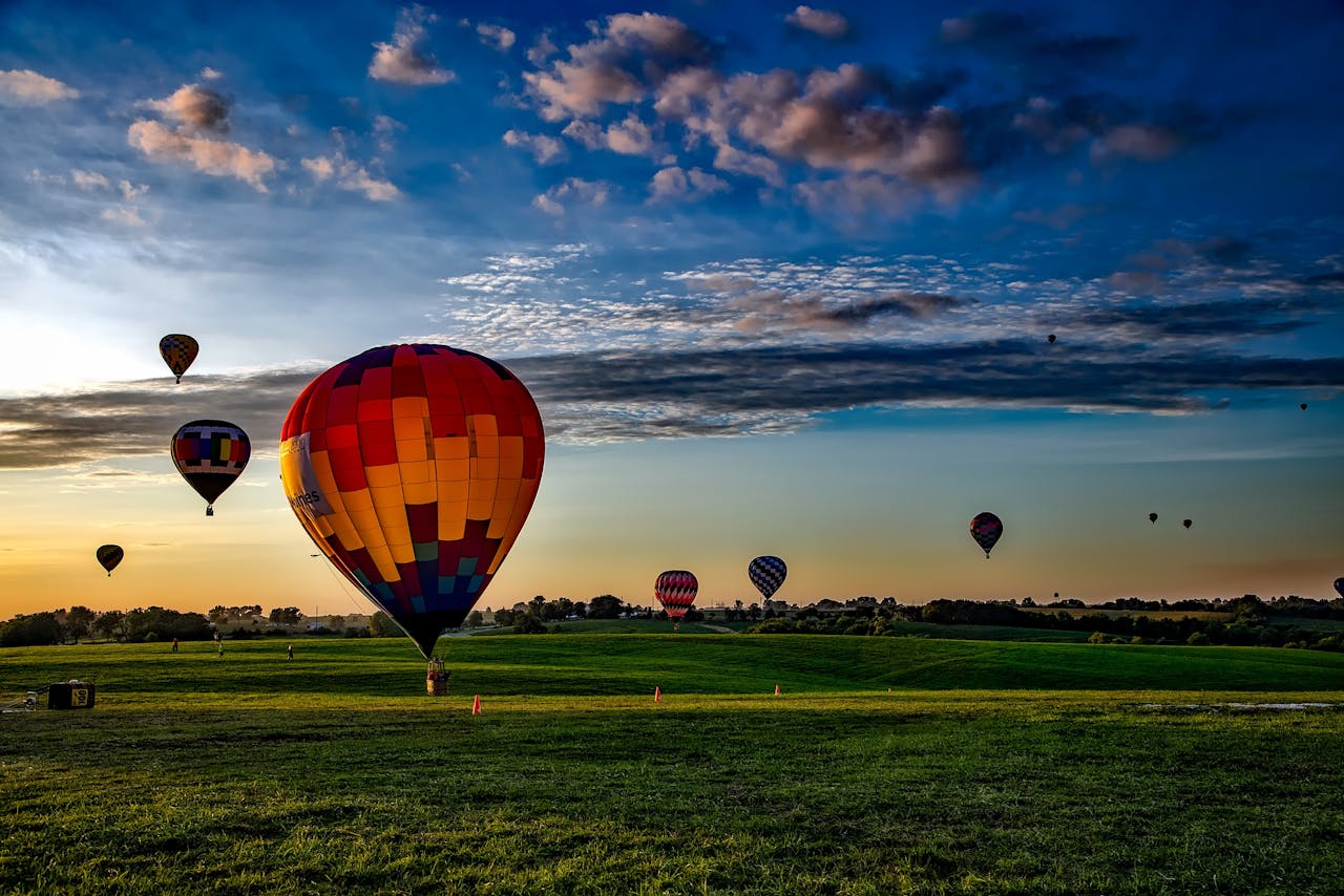 Hot Air Balloon Ride at Sunrise