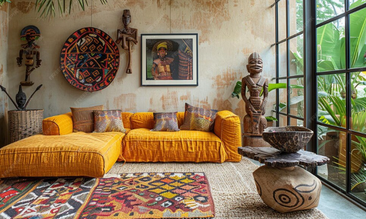 13 Afrohemian Decor Accents Adding Soul yet Clutter Risk Is Getting Worse Afrohemian style lets you celebrate culture, craft, and collected beauty in a way that feels personal and soulful. You mix bold textiles, handmade art, and global influences to create depth and warmth. Rich layers, earthy tones, and meaningful pieces help your home tell a story that feels rooted and expressive. But when every surface carries a statement, your space can start to feel heavy instead of harmonious. Without thoughtful spacing and balance, even beautiful accents compete for attention. Here are 13 Afrohemian decor accents that add undeniable soul, yet can quickly tip into clutter if you do not edit carefully. 1. Mudcloth Throws And Pillows You love the history and hand-painted character of mudcloth, also known as Bogolanfini. A few pillows instantly ground your sofa with texture and cultural depth, giving the room an earthy, collected feel. The problem begins when you stack too many patterns and layers in one spot, especially if the prints vary in scale and contrast. Your couch starts to look crowded instead of curated, and the eye has nowhere to rest. Keep your palette tight, repeat one or two tones, and let negative space give those bold prints room to breathe. Swap pieces seasonally rather than displaying them all at once, so each textile gets the attention it deserves. 2. Handwoven Basket Wall Displays A basket wall adds organic warmth and striking dimension to a blank wall. When you vary size, weave, and tone with intention, you create movement and artistry that instantly draws the eye. But if you hang too many without a clear layout, your wall feels busy and hard to read, almost like visual static. Dust also collects quickly in layered textures, which can dull their natural beauty. Before you start hammering nails, map out the arrangement on the floor and edit ruthlessly. Choose a focused grouping, stick to a complementary color story, and leave generous space between pieces so each basket stands out with purpose rather than blending into clutter. 3. Carved Wooden Sculptures Hand-carved figures and abstract wooden forms bring sculptural beauty and cultural storytelling into your home. One or two thoughtfully placed pieces can anchor a shelf or console, adding warmth and drama. Trouble starts when you line up multiple small carvings with different finishes, wood tones, and styles. The visual noise overwhelms the eye, and none of the pieces gets the attention it deserves. Instead, treat each sculpture like art. Give it breathing room, vary height strategically, and balance it with simpler decor nearby. Rotate pieces occasionally and resist filling every surface so your display feels intentional, not overcrowded. 4. Assorted Potted Plants Afrohemian spaces often feel lush and plant-forward, celebrating greenery as a core part of the aesthetic. You mix trailing vines, bold monstera leaves, fiddle-leaf figs, and tall floor plants to create life, movement, and rhythm throughout your home. But when you cluster too many together, especially in mismatched pots, the look shifts from layered to chaotic. Your room can feel smaller, harder to navigate, and more difficult to clean, while plants compete for attention rather than enhancing the space. Edit your collection thoughtfully, stagger heights, and leave breathing room so each plant shines and contributes to a harmonious feel. 5. Layered Natural And Tribal Rugs Layering jute with tribal or Beni Ourain styles adds depth, texture, and softness underfoot, instantly making your space feel rich, inviting, and thoughtfully styled. Done well, layered rugs create warmth, define seating areas, and provide visual interest without overwhelming the room. When patterns compete, colors clash, or sizes do not coordinate, however, the room can feel cramped, chaotic, and visually heavy. Rugs that are too small or too similar in tone amplify the problem, making spaces appear cluttered. Anchor your layout with one properly sized base rug, then add a subtle secondary layer that complements rather than competes. 6. Beaded Curtains Beaded curtains deliver a nostalgic 70s vibe and add rich texture to doorways, open shelving, or alcoves, giving your space an artistic, bohemian flair. They can soften transitions between rooms and create a sense of movement and visual interest that draws the eye. Yet in smaller homes, they easily feel messy, obstructive, or visually overwhelming. Beads tangle, collect dust, and interrupt sight lines, making the space feel cluttered. If you love the look, limit it to one key feature area, keep surroundings clear, and pair with minimal furniture so the curtain feels playful, tactile, and intentional rather than chaotic. 7. African Mask Collections African masks carry powerful symbolism, history, and exceptional craftsmanship, instantly bringing cultural depth and personality into your home. A single dramatic mask can serve as a striking focal point, drawing attention and sparking conversation. When you cluster many together without careful editing, however, your living room can start to resemble a museum wall, and the emotional and visual weight becomes overwhelming. To maintain harmony, curate with intention. Select a few masks that share scale, color, or tone, hang them at eye level, and allow generous surrounding wall space so each piece stands out. 8. Large Ceramic Pots And Jars Oversized terracotta or hand-painted ceramic vessels bring earthy presence, texture, and architectural shape to your home, adding warmth and a grounded, artisanal feel. They look beautiful beside a fireplace, entry console, or in a corner to anchor a seating area. In smaller spaces, these large pieces consume valuable floor area, interrupt traffic flow, and can make a room feel cramped. Displaying too many at once overwhelms the eye and diminishes their impact. Choose one statement pot at a time, scale it thoughtfully, and resist filling every corner so each piece can shine while maintaining balance. 9. Ankara And Kente Fabric Cushions Ankara and Kente fabrics energize your space with vibrant color, bold geometric patterns, and intricate cultural detail, instantly adding life and personality to any seating area. A few well-placed cushions can transform neutral furniture into a lively, inviting focal point that reflects craftsmanship and global style. Problems arise, however, when you mix too many unrelated prints, patterns, or clashing hues in one area, creating visual chaos instead of a curated, intentional look. To keep your space harmonious, stick to a limited color palette, and balance bold fabrics with solid colors or subtly textured companions. 10. Global Travel Accents And Souvenirs Blending Turkish kilims, Moroccan lanterns, and Southeast Asian ceramics reinforces the globally inspired Afrohemian feel, creating a home that reflects travel, cultural appreciation, and personal storytelling. Each piece brings texture, color, and unique history, adding depth to your living spaces. Without restraint, though, this eclectic mix can quickly resemble a souvenir shop, with too many small objects competing for attention and overwhelming your decor. To keep your space balanced, display meaningful pieces in thoughtfully curated vignettes, rotate items seasonally, and leave generous open space around each object. 11. Macramé Wall Hangings Macramé introduces softness, tactile interest, and handmade texture to your walls, bringing warmth, personality, and a cozy, bohemian feel. A single thoughtfully sized piece can anchor a bed, sofa, or reading nook, creating a focal point that draws the eye. When you layer macramé over busy art, mix multiple hangings in tight quarters, or use overly intricate designs, the effect becomes visually confusing and overwhelming. Dust buildup also dulls the look. Keep backgrounds simple, limit one statement piece per wall, position it thoughtfully, and clean it regularly to maintain texture, beauty, and impact without clutter. 12. Framed Tribal Art And Prints A gallery wall of tribal art can feel expressive, personal, and culturally rich when you maintain cohesion and thoughtfully plan your layout. Matching frames, consistent matting, or a unified color palette ties diverse prints together beautifully, creating a sense of harmony and purpose. If you collect pieces without a clear plan, however, the wall quickly appears scattered, cluttered, and visually disorganized, diminishing the impact of each artwork. Before hanging, lay everything out on the floor, test different arrangements, refine the grouping, and remove any piece that disrupts the overall flow. 13. Floor Poufs And Ottoman Clusters Floor poufs and ottomans add texture, tactile interest, flexibility, and extra seating for guests, instantly making your space feel cozy, layered, and inviting. In larger rooms, they enhance comfort and create a dynamic, bohemian-inspired design. In compact living rooms, however, too many poufs or ottomans become permanent obstacles, interrupting natural movement and making it harder to navigate the space. You start maneuvering around furniture instead of relaxing and enjoying the room. To keep both style and function balanced, keep only the pieces you truly use, store extras when not needed, and arrange them thoughtfully.