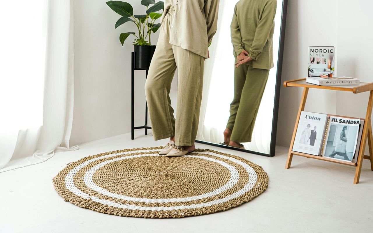 Layered Natural And Tribal Rugs