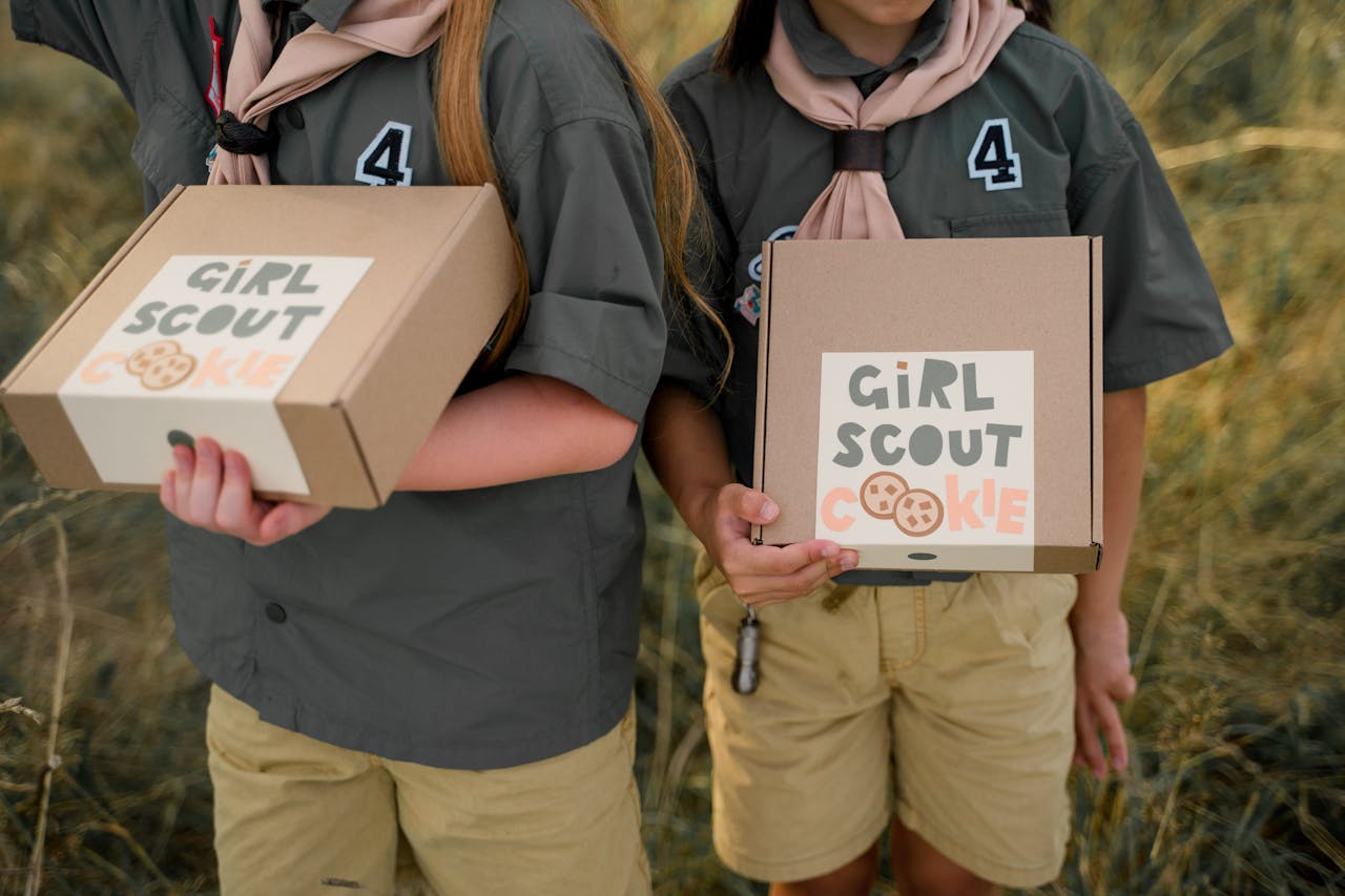 Girl Scouts Selling Cookies in Your Neighborhood
