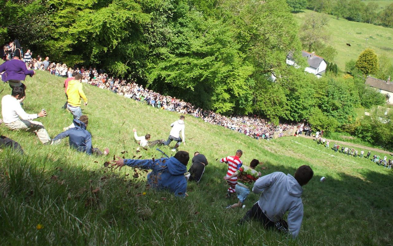 Cheese Rolling: Gloucestershire’s Slopes of Danger