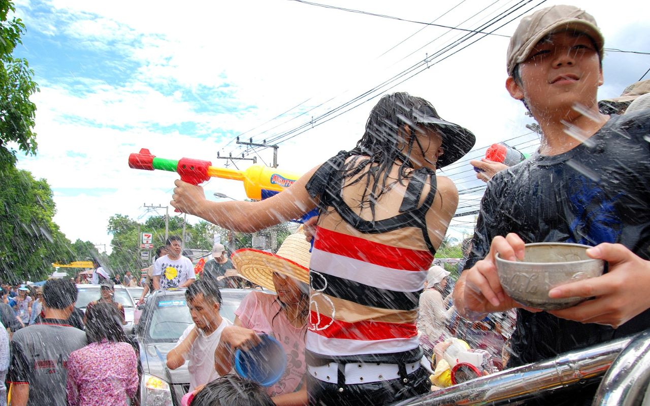 Songkran: Thailand’s Water Fight Streets