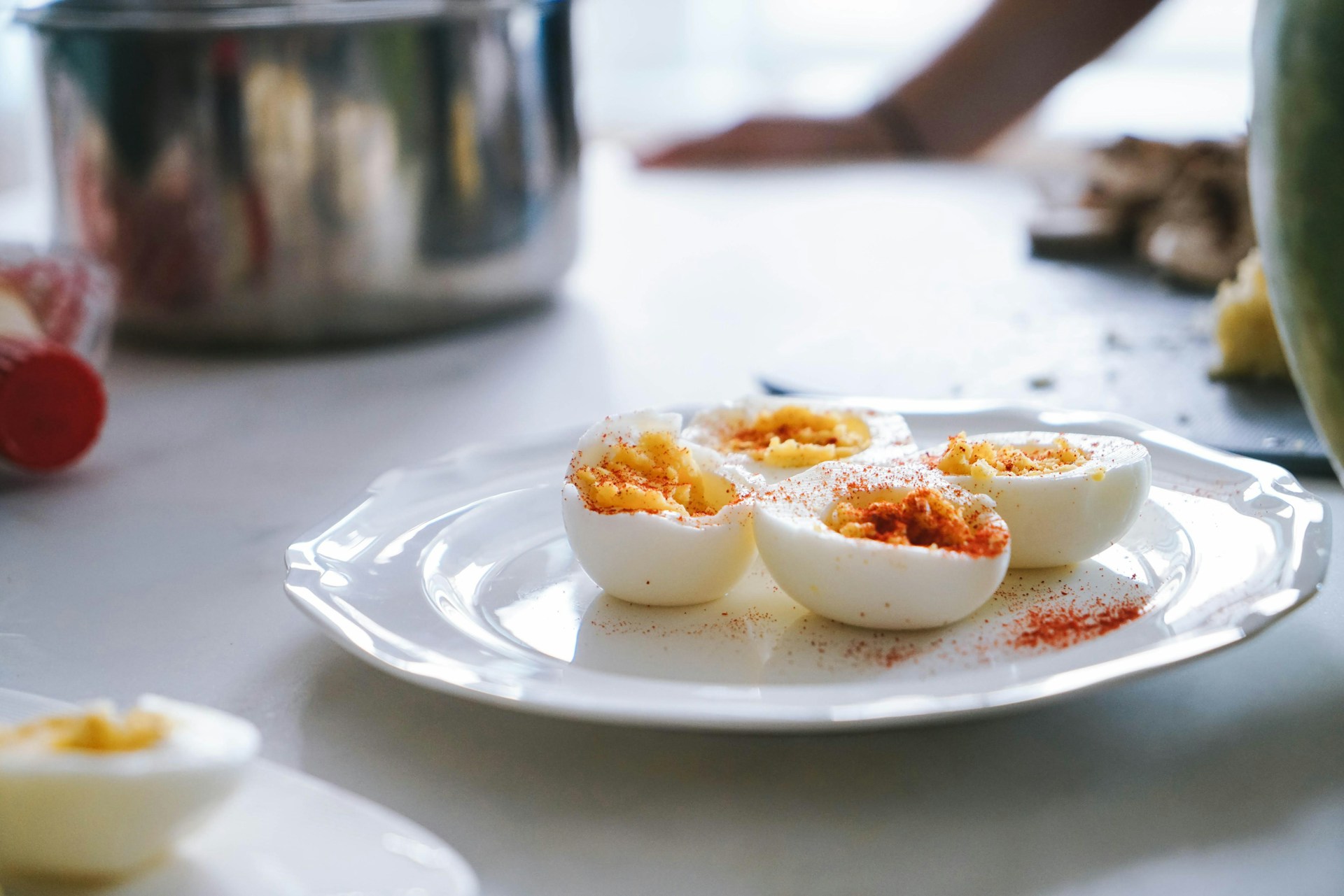 Deviled Eggs With Retro Flair