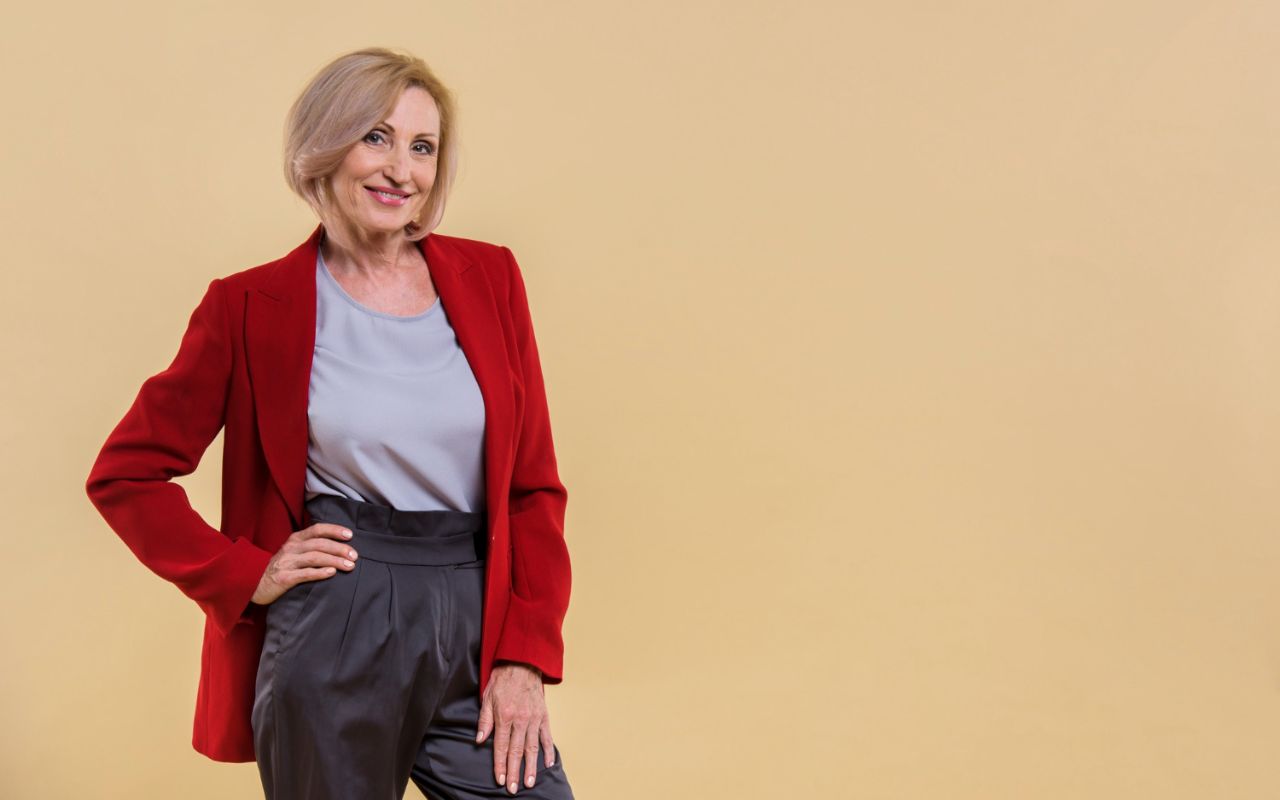 Linen Tee Paired With a Lightweight Blazer