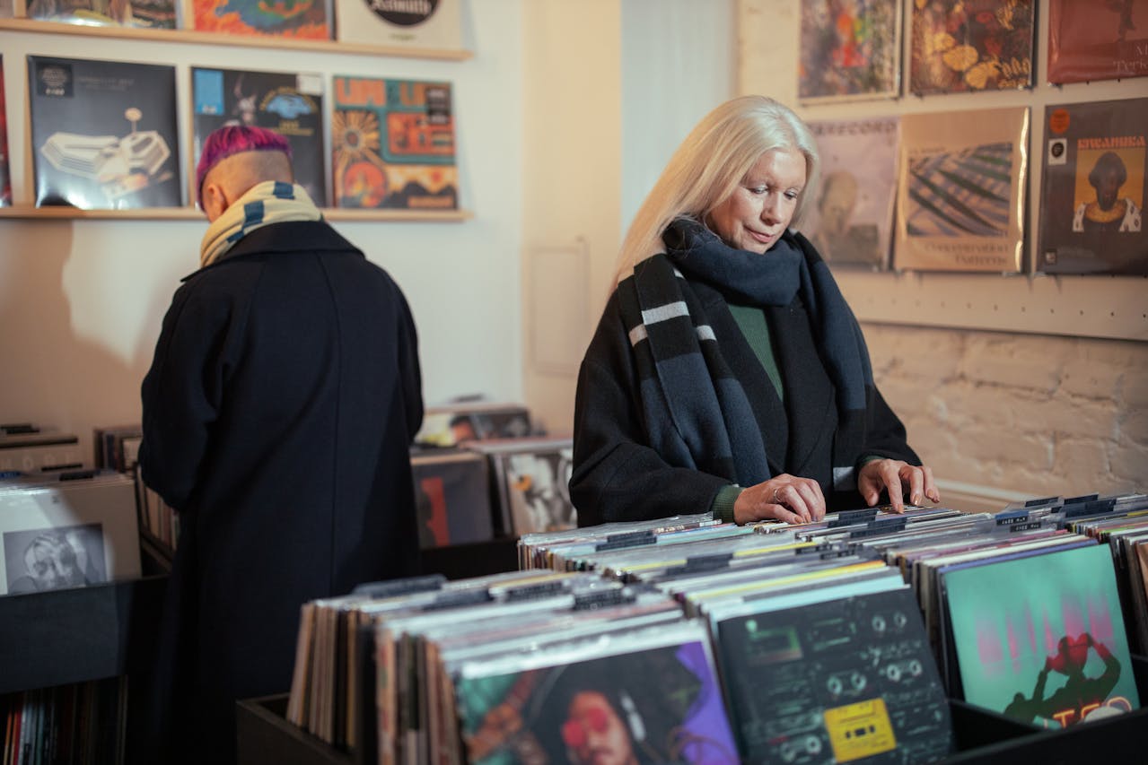 Rare Vinyl Records and Collectible Music Memorabilia