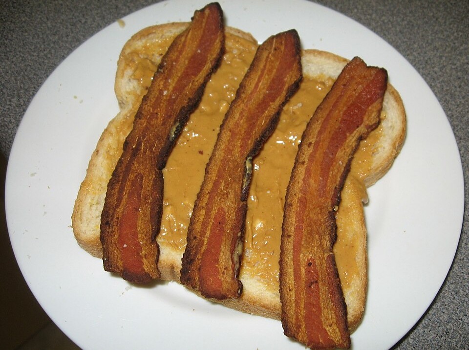 Peanut Butter And Bacon Sandwich