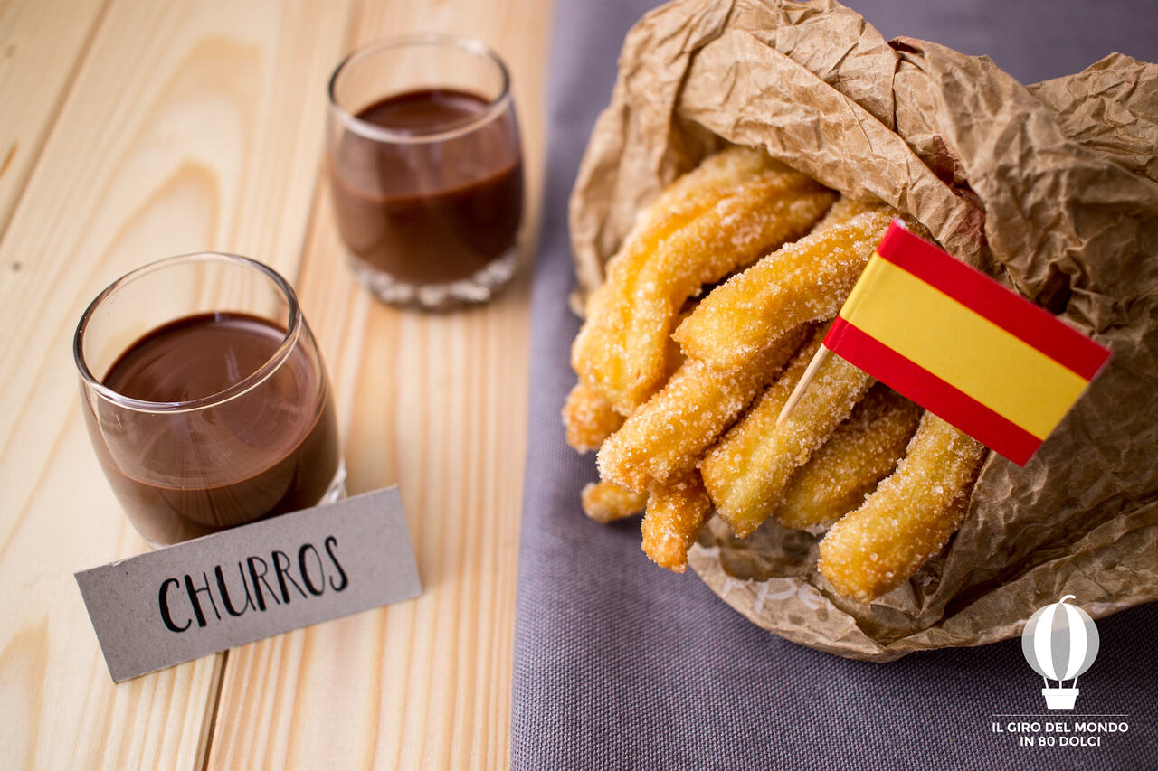 Churros With Chocolate From Spain