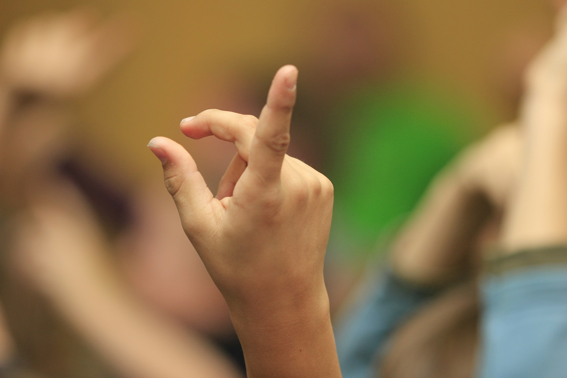 Beckoning With One Finger